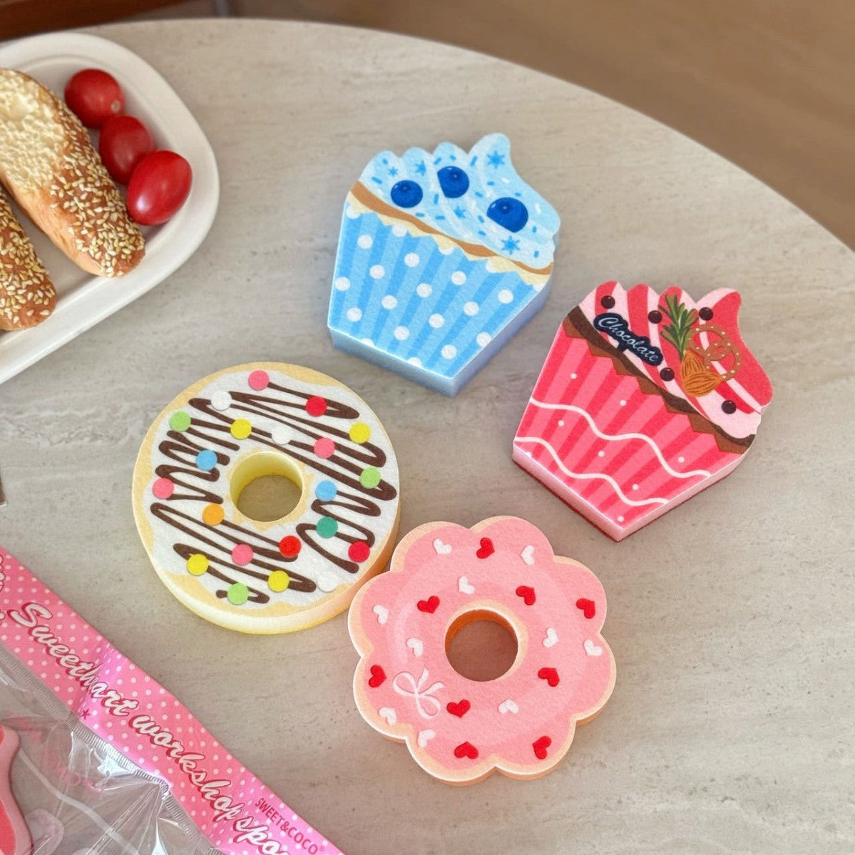 Pink donut